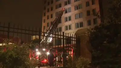 Crews respond to fire at hotel in Allston