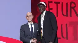 South Sudan native Khaman Maluach has tearful reaction after Rockets select him in NBA Draft
