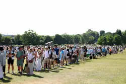 Welcome to the Queue, where waiting for Wimbledon tickets rivals the tennis