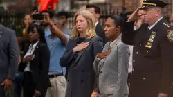 NYPD commissioner steps up with ‘sea of blue’ after cop, 3 others killed in office attack